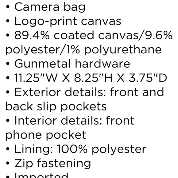 Michael Kors Cooper Unisex Messenger Camera Bag - Picture 6 of 6